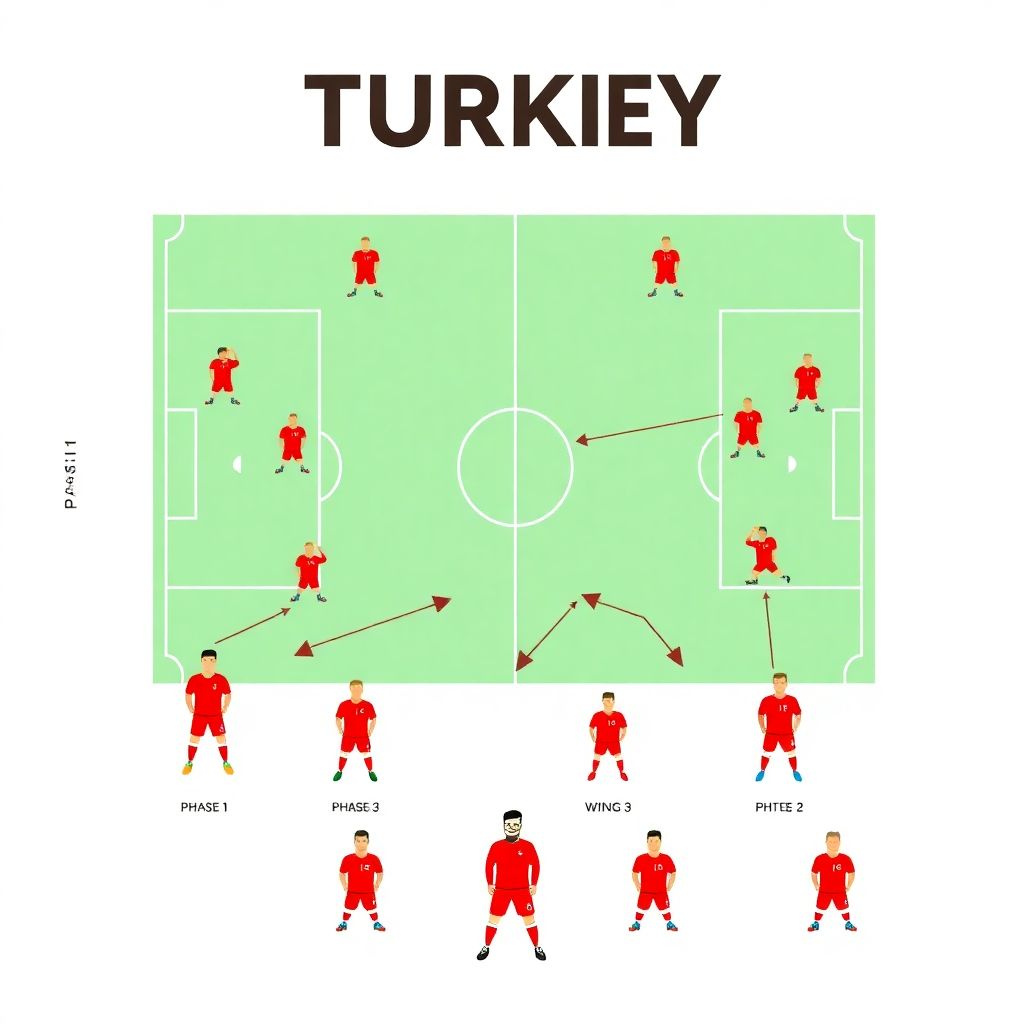 Tactical evolution of the turkish national team over the last decade
