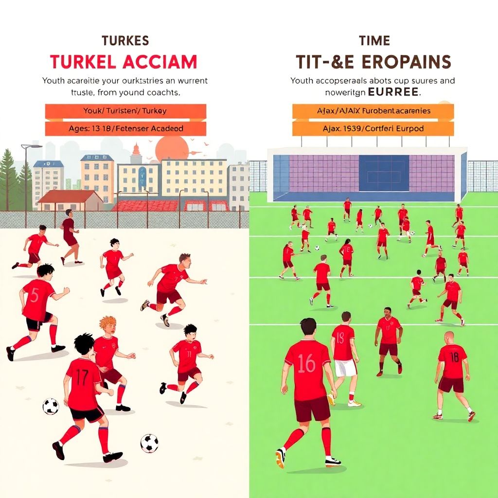 Youth development models compared: turkey vs europe’s elite football academies