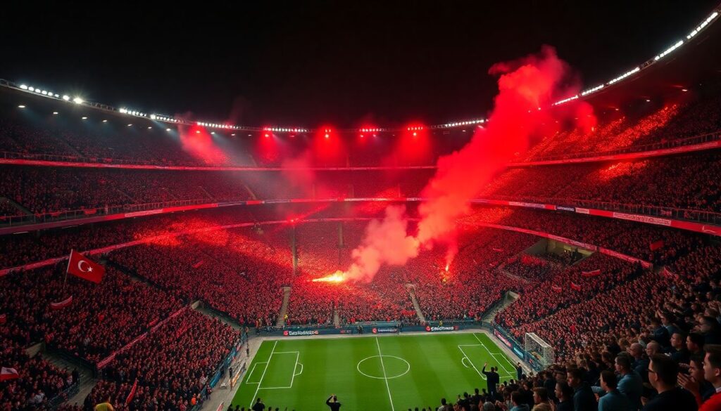 Fan Culture in Türkiye vs. the Rest of the World: Ultras, Chants, and Stadium Atmosphere - иллюстрация