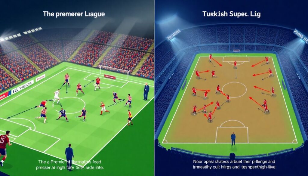 Comparing Süper Lig and the Premier League: style of play, tempo, and tactics - иллюстрация