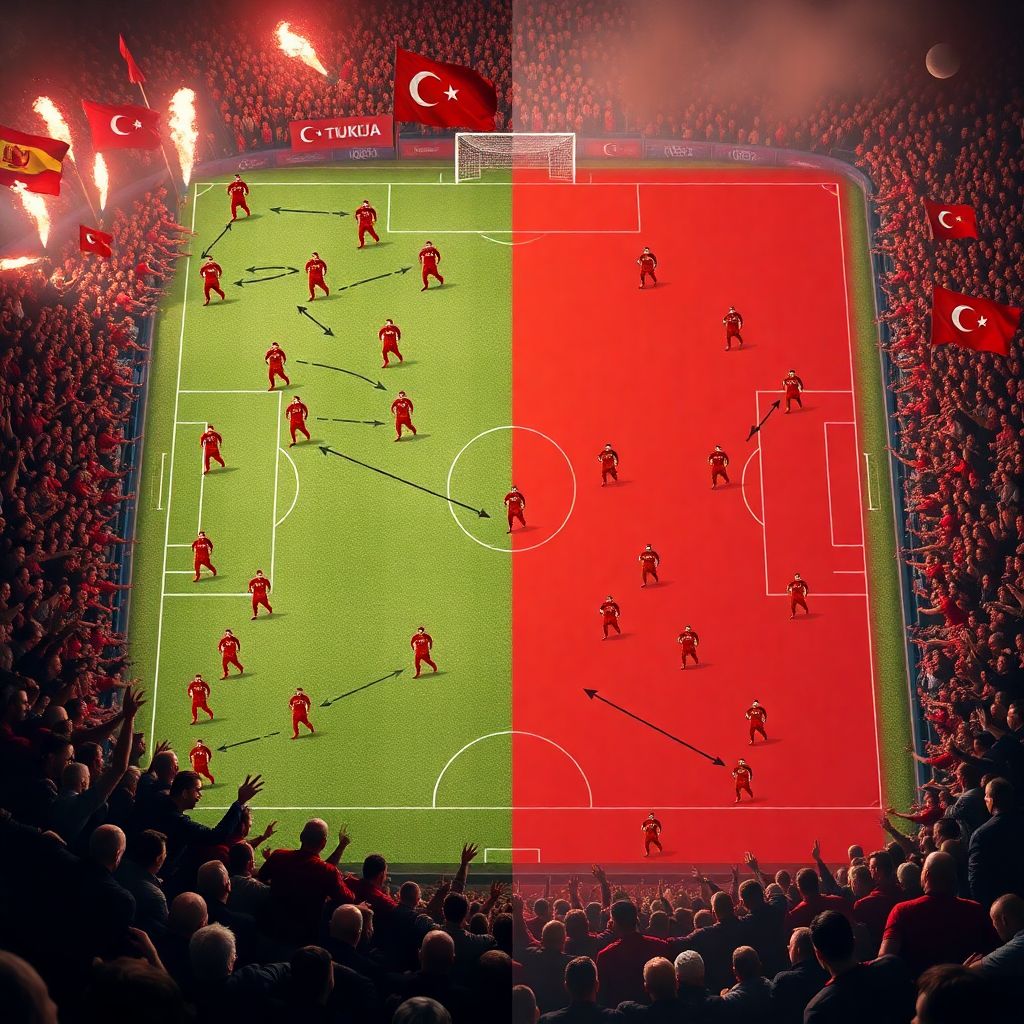 The tactical evolution of the turkish national team over the last decade
