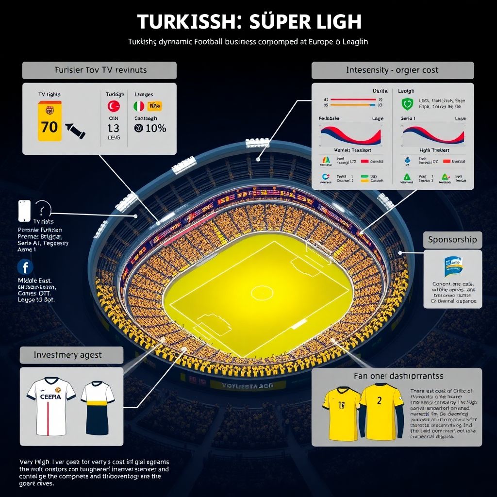 The economic power of the süper lig and its race to rival europe’s top 5 leagues