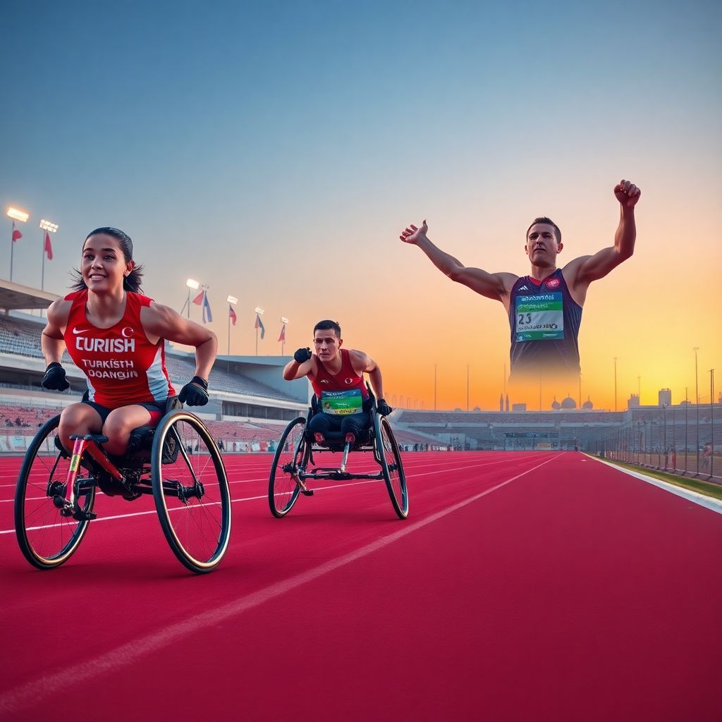 Turkish para athletes shine in dubai with five medals at world grand prix