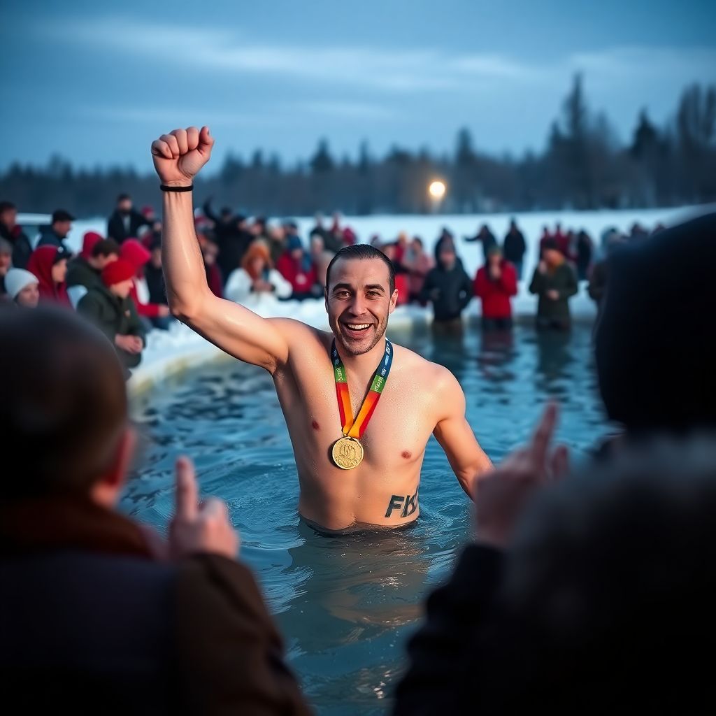 Bengisu avcı shatters world record at winter swimming world championships in oulu