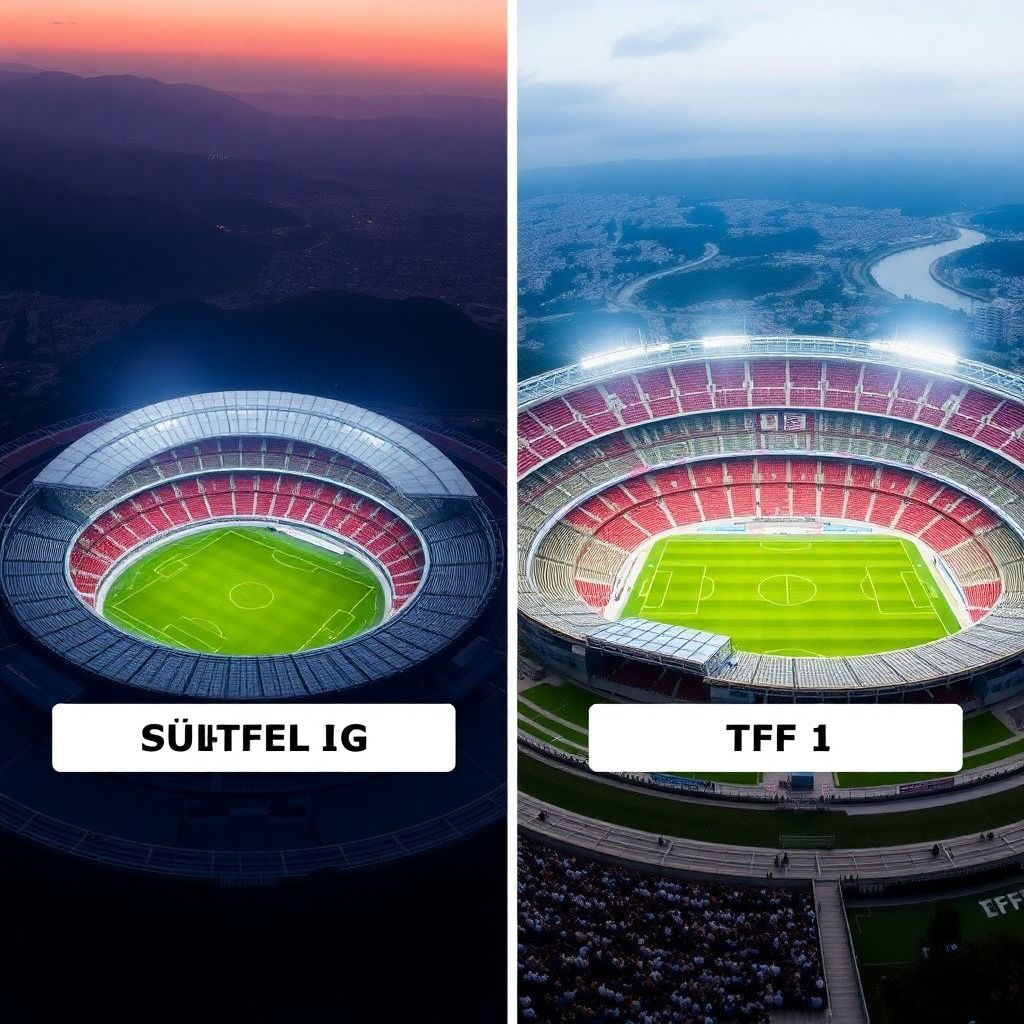 Süper lig vs Tff 1.. Lig: key differences in style, intensity and player profiles