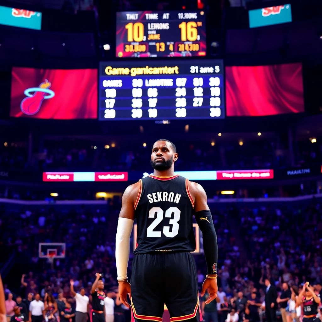 Lebron james equals robert parish with 1,611 Nba games played record