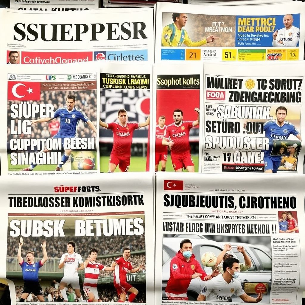 Todays sports headlines in turkish newspapers: süper lig, transfers and more