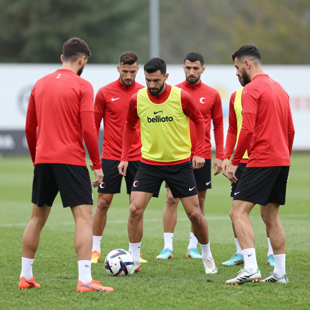 Türkiye national team begins nations league preparations in istanbul ahead of france match