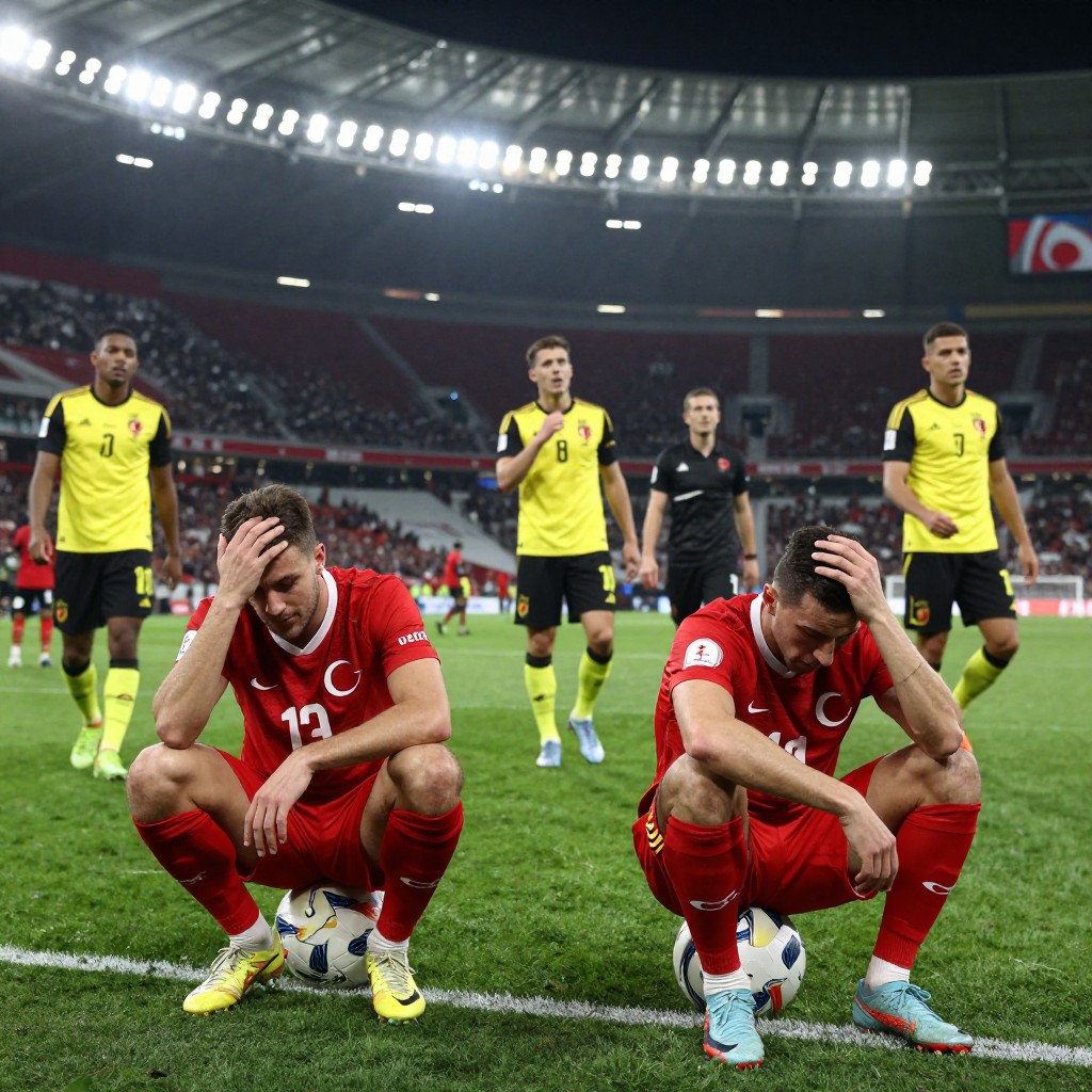 Turkish sports writers criticize national team after 3-0 belgium defeat