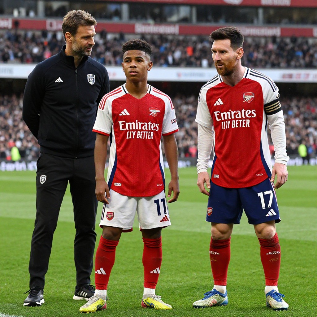 Arteta agrees with messi that arsenal prodigy max dowman is a future star